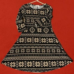 Million Bullpup Half-Sleeve Flow Dress